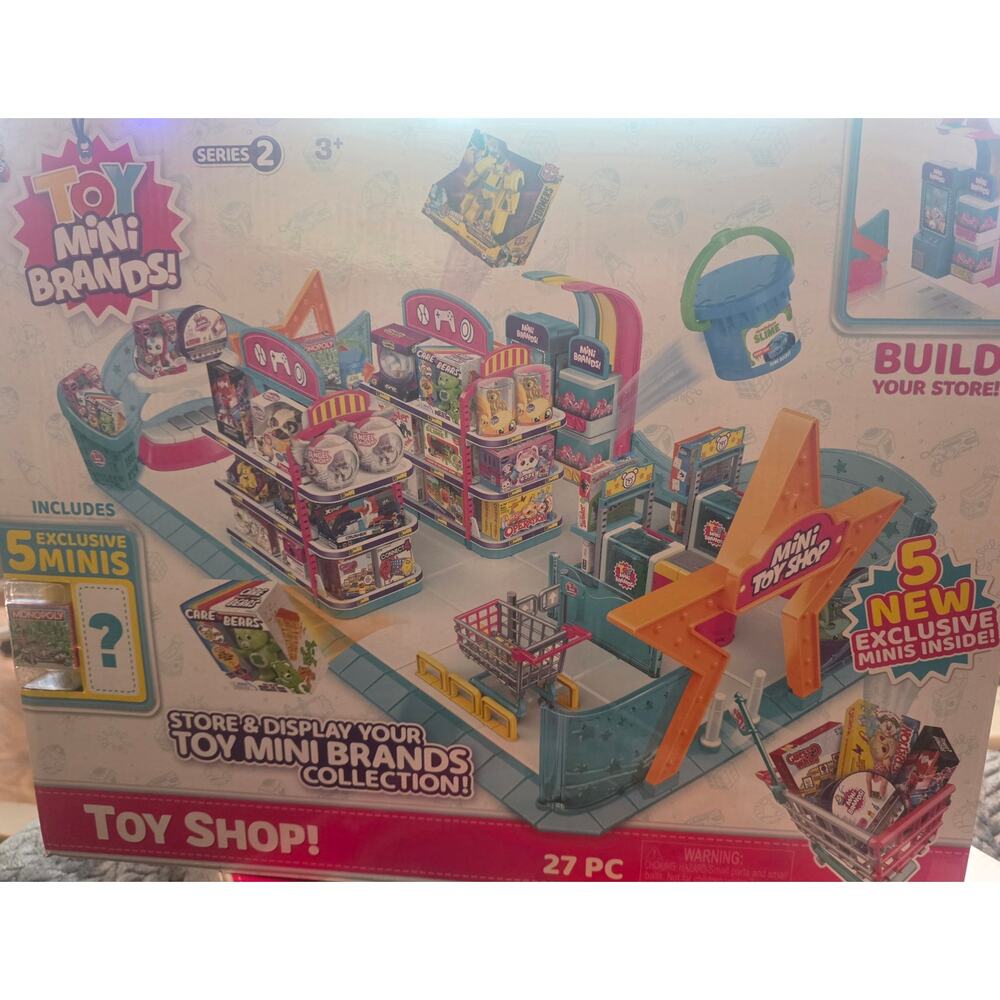 Mini Brands Series 2 Mini Toy Shop 27 Piece Playset 5 Exclusive Mystery Minis
